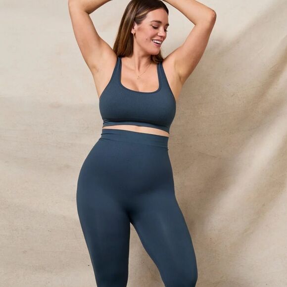 EUC Blanqi High Waist Post Partum Maternity Leggings Small - Picture 3 of 3